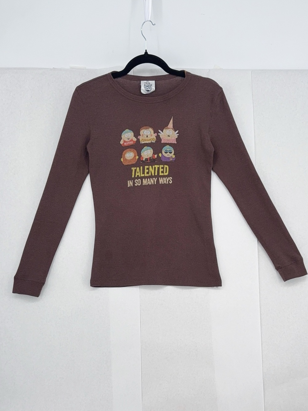 2006 Comedy Central South Park Waffle Longsleeve Shirt Talented So Many Ways